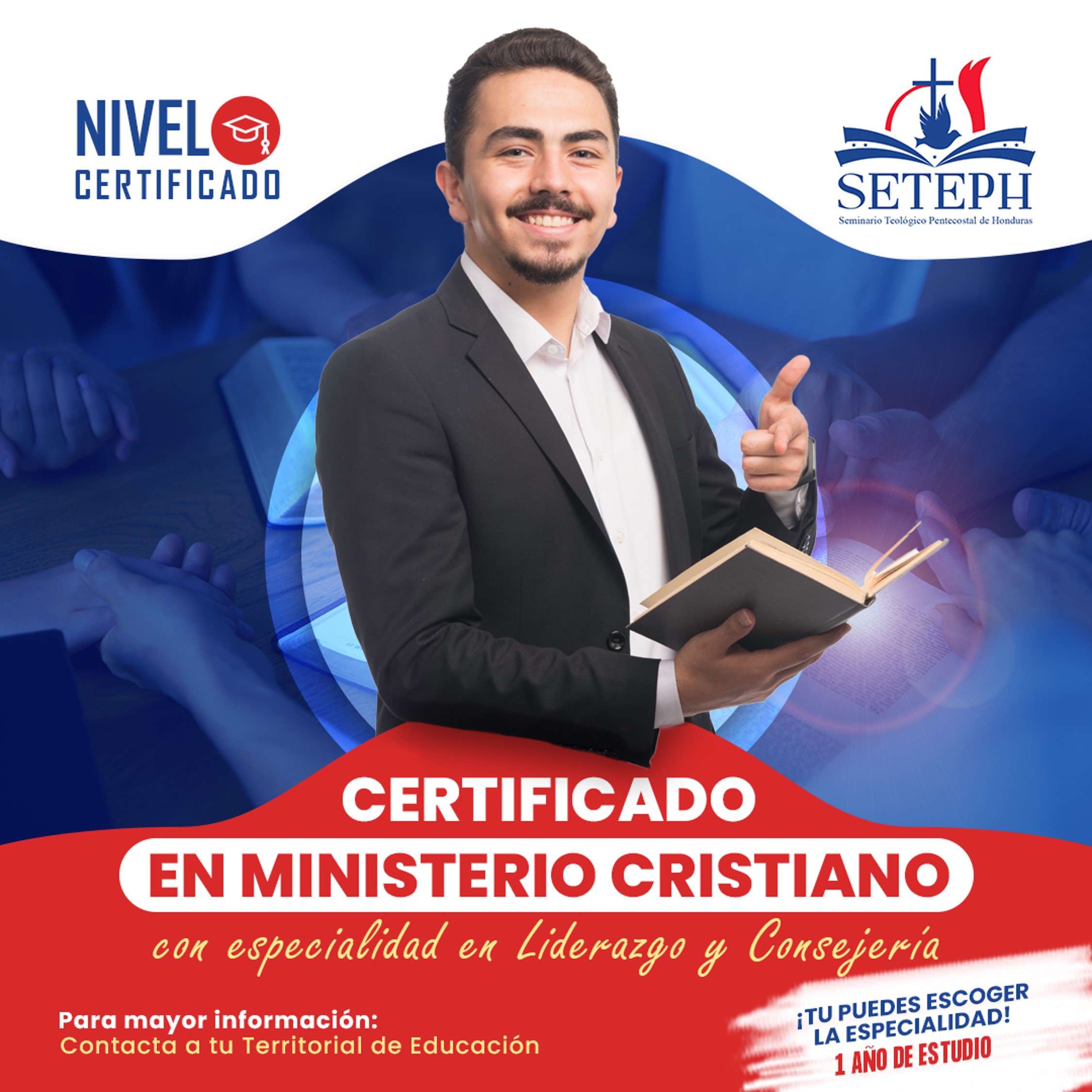 Certificado en Ministerio Cristiano con Especialidad en Liderazgo y Consejería