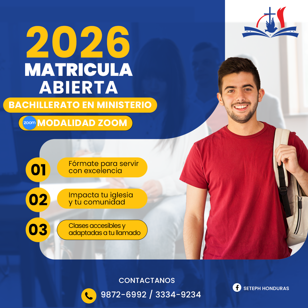 Bachillerato en Ministerio Cristiano con Especialidad en Estudios Pastorales